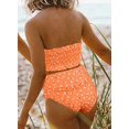 thumbnail image 4 of Maillots de Bain Bandeau 2 Pièces Taille Haute pour Femmes, 4 of 7