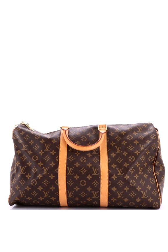 Pre-Owned Keepall Bag Monogram Canvas 50 By Rebag
