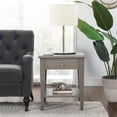 thumbnail image 2 of Jennifer Taylor Home Dauphin Étagère de Rangement Table d'Appoint Gris Cachemire, 2 of 17