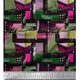 thumbnail image 1 of Soimoi polyester Crepe Fabric Patchwork Color Block Fabric Prints By Yard 52 Inch Wide, 1 of 3