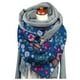 thumbnail image 4 of Bufanda para mujer Invierno Cálido Bufandas Acogedor Ligero Estampado gráfico Botón Manta Urdimbres Chales Fridja nalpqowj2858, 4 of 5