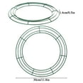 thumbnail image 2 of Strong And Durable Ring Wreath Hanging Hoop Handmade Metal Engagement Geometric Reusable DIY Iron Circle, 2 of 2
