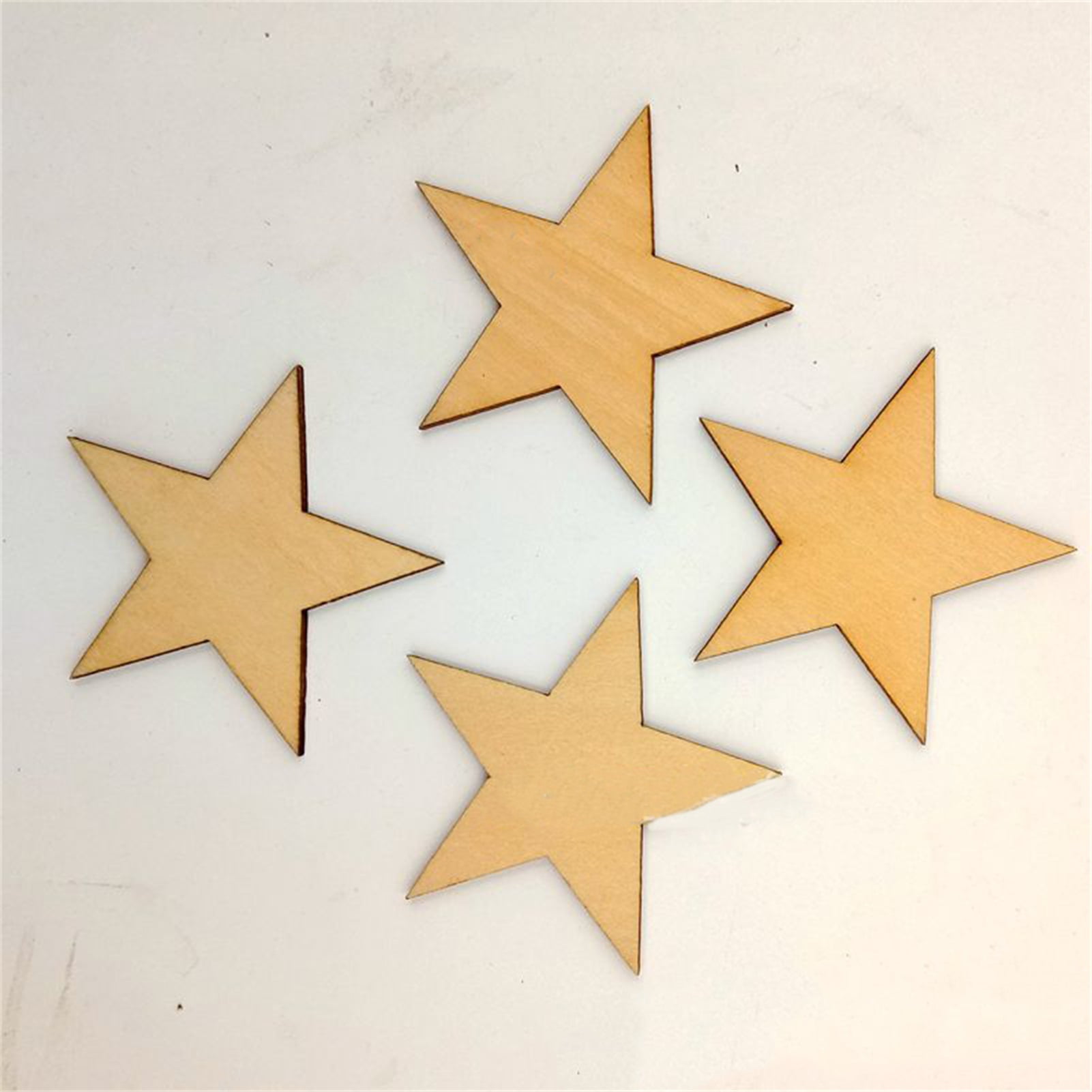 Wooden Stars Value Pack (Pack of 180) Wood Craft Kits for Kids