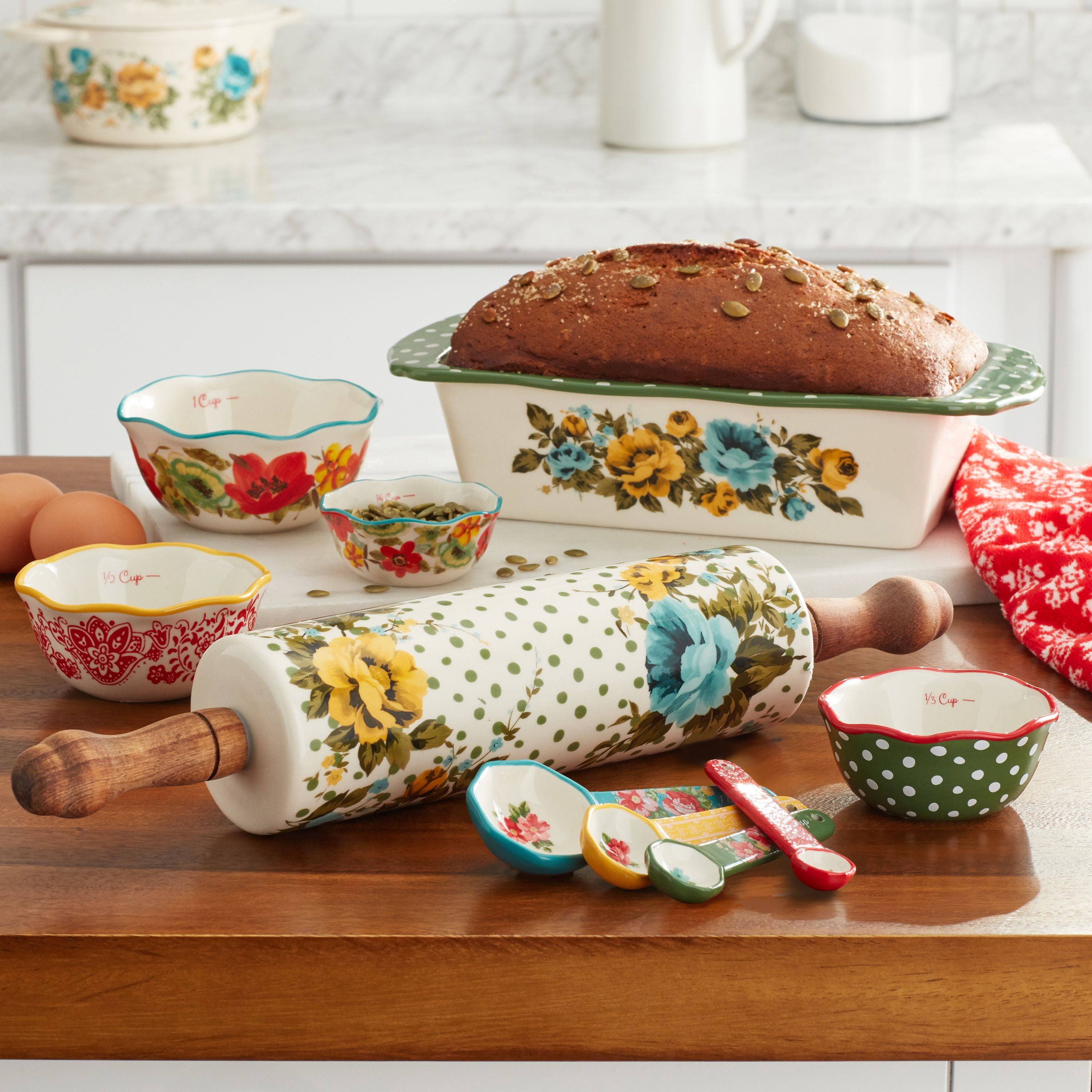 The Pioneer Woman 10-Piece Bakeware Combo Set, Multiple Patterns