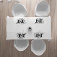 thumbnail image 3 of Ambesonne Letter N Place Mats Set of 4, Dark Color Palette N, Standard Size, Black Grey White, 3 of 4