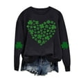thumbnail image 4 of hotojiny St. Patrick's Day Sweatshirts for Women Fashion Long Sleeve Crewneck Cute Pullover Tops Lounge Loose Soft Shirts, 4 of 5
