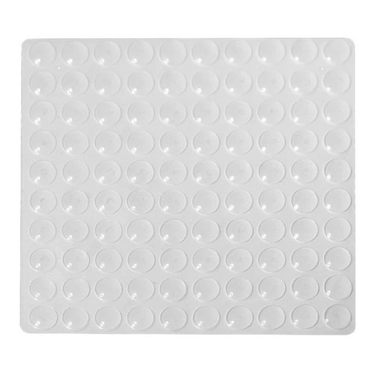 2 Rectangular Rubber Bumper Pads with Metal Washers