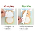 thumbnail image 3 of Wrapables Baby Animals Sticky Notes, Adhesive Memo Notepads for Home, Office, Work (Set of 6), 3 of 6