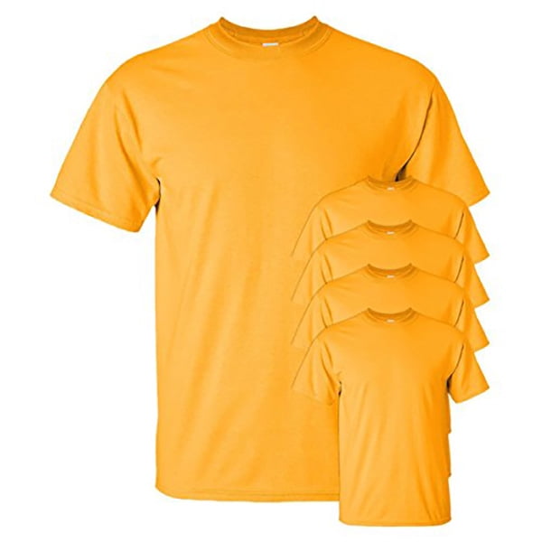 Gildan Men's Ultra Cotton T-Shirt - 2000 (Pack Of 5)