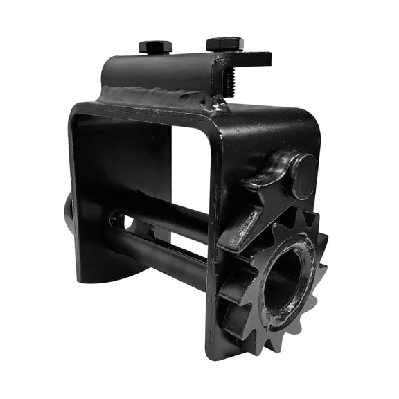 Portable Bolt On Winch Flatbed Trailer Truck Winch for 2" -4" Winch Strap, 1-pack