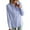 Blue, variant on Kogui Womens Shirts Super Soft Wrinkle Free Button Down Shirts for Women Solid Short/Long Sleeve Striped Formal Work Dress Blouses Tops (White,M)