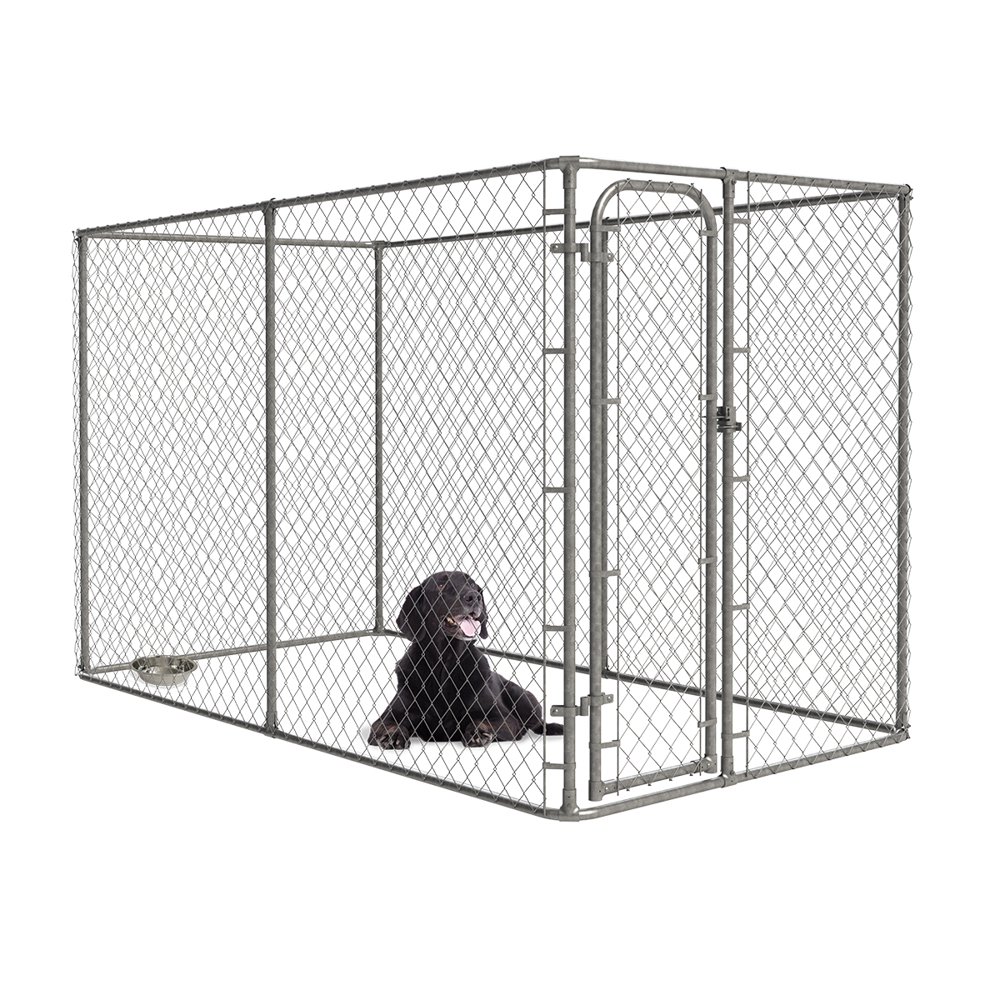 6ft H x 5ft W x 10ft D Chain Link Kennel Kit Without Cover Walmart