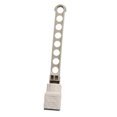thumbnail image 2 of Fairnull Clothes Rack Creative Fashion Lightweight Rotating Buckle Clothes Hanger 8-holes Drying Rack for Home, 2 of 8