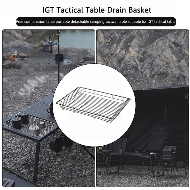 Tablero De Mesa De Camping Tablero de mesa de camping desmontable Unidad de mesa de exterior de acero inoxidable para la serie IGT Ndcxsfigh Para Estrenar