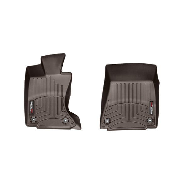 WeatherTech Custom Fit FloorLiners compatible with 2013-2020 Lexus GS - 1st Row (Driver & Passenger), Cocoa