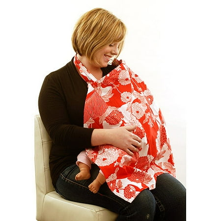 Peanut Shell - Nursing Cover Up, Red Yoko