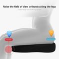 thumbnail image 3 of Aiteng Car Wedge Seat Cushion, for Driving Improve Posture, Memory Foam Seat Cushion for Hip Pain, Black, 3 of 6