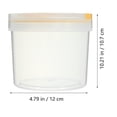 thumbnail image 2 of WEUVEB Caja De Almacenamiento Para Con Sellada Plástica Para Y Café, 2 of 8