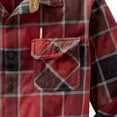 thumbnail image 2 of Legendary Whitetails Men's Navigator Fleece Button Up Long Sleeve Plaid Clothing for Men, Casual Heavyweight Warm Flannel, 2 of 7