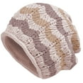 thumbnail image 4 of Slouchy Hat for Women Winter Warm Chunky Soft Oversized Cable Knit Cap, 4 of 4