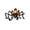B, variant on Solar Lantern Flame Spider Lantern Halloween Outdoor Courtyard Decoration,(A+B)2Pcs