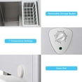 thumbnail image 5 of WANAI Chest Freezer 3.5 Cu Ft,Small Chest Freezer,Upright Single Door Refrigerator,White, 5 of 9