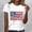White, variant on MAIHAN 250 Years America Shirt Women Patriotic T-Shirt 250 Years Independence Tee Womens Summer Tops Casual Short Sleeve Tee Tops
