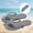 Grey, variant on Women's Foldable Flip Flops Soft Comfortable Nonâ Lightweight Portable Indoor Outdoor Travel And Beach Slippers Hot Pink 45