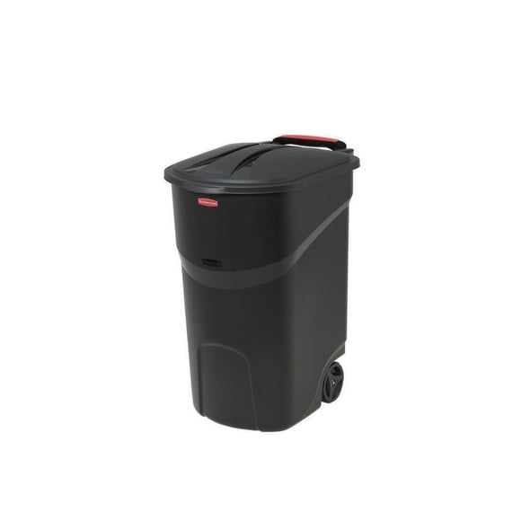 Bote Basura Rubbermaid c/ Ruedas y Tapa 45 gal