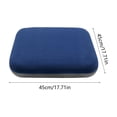 thumbnail image 3 of Memory Foam Chair Cushion Slow Rebound Non Slip Breathable Seat Pad Removable Washable Cover for Kitchen Office Dining Car 17x17in, 3 of 6