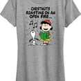 thumbnail image 3 of Peanuts - Lucy Snoopy Christmas Carol - Women's Short Sleeve Graphic T-Shirt, 3 of 6