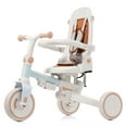 thumbnail image 3 of 7 in 1 Tricycle for Toddlers 1-6, SHINPT Foldable Push Bike with Removable and Adjustable Handle, Kids Tricycle with Removable Pedal, Toddler Bike with Canopy and Guardrail, Toddler Car, Ride-on Toy, 3 of 8