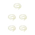 thumbnail image 2 of QualitChoice 1/2/3/5 Vines Artificial Hydrangea Flowers String Wall Hanging Plants Garland Rattan for Room Wedding Home Christmas Party White 5PCS, 2 of 6