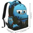 thumbnail image 2 of The Amazing Anime World Of Gumball Backpack Cartoon Backpack Lightweight Durable Large Capacity Travel Backpack Unisex Casual Daypack Backpack, 2 of 7