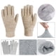thumbnail image 3 of Guantes de invierno para hombres y mujeres, guantes cálidos para mensajes de texto con pantalla táctil con forro térmico de punto suave, 3 of 5