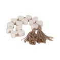 thumbnail image 5 of Elegant Beads Ornament Strand for Home, Bathroom and Room Decor - Marble Stone Tassel Accent for Office, Shelf or Coffee Table Display - Garland Styling for Living Room Interior - 1", White, 5 of 10