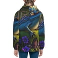 thumbnail image 6 of Sikiie Cute Blue Frog Zip Up Hoodie Teenage, hoodies for Teenage, Zipper Sweatshirt Jacket for Daily, Traveling-Medium, 6 of 6