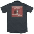thumbnail image 3 of Elvis Presley Greatest (Back Print) Adult Work Shirt Charcoal, 3 of 4