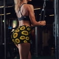 thumbnail image 5 of Wukai Sunflower (2) Print Pack Biker Shorts for Women Yoga Workout Gym Running Scrunch Active Shorts-X-Large, 5 of 8