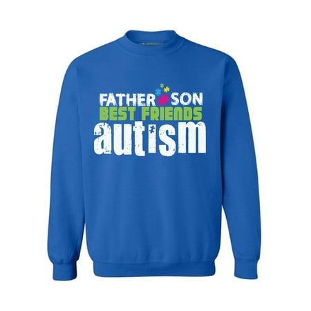 Awkward Styles Father Son Best Friends Autism Sweatshirt Autism Sweater for Men Father and Son Matching Autism Sweaters Autism Awareness Sweatshirt Autism Awareness Gifts for Him Autism Men's