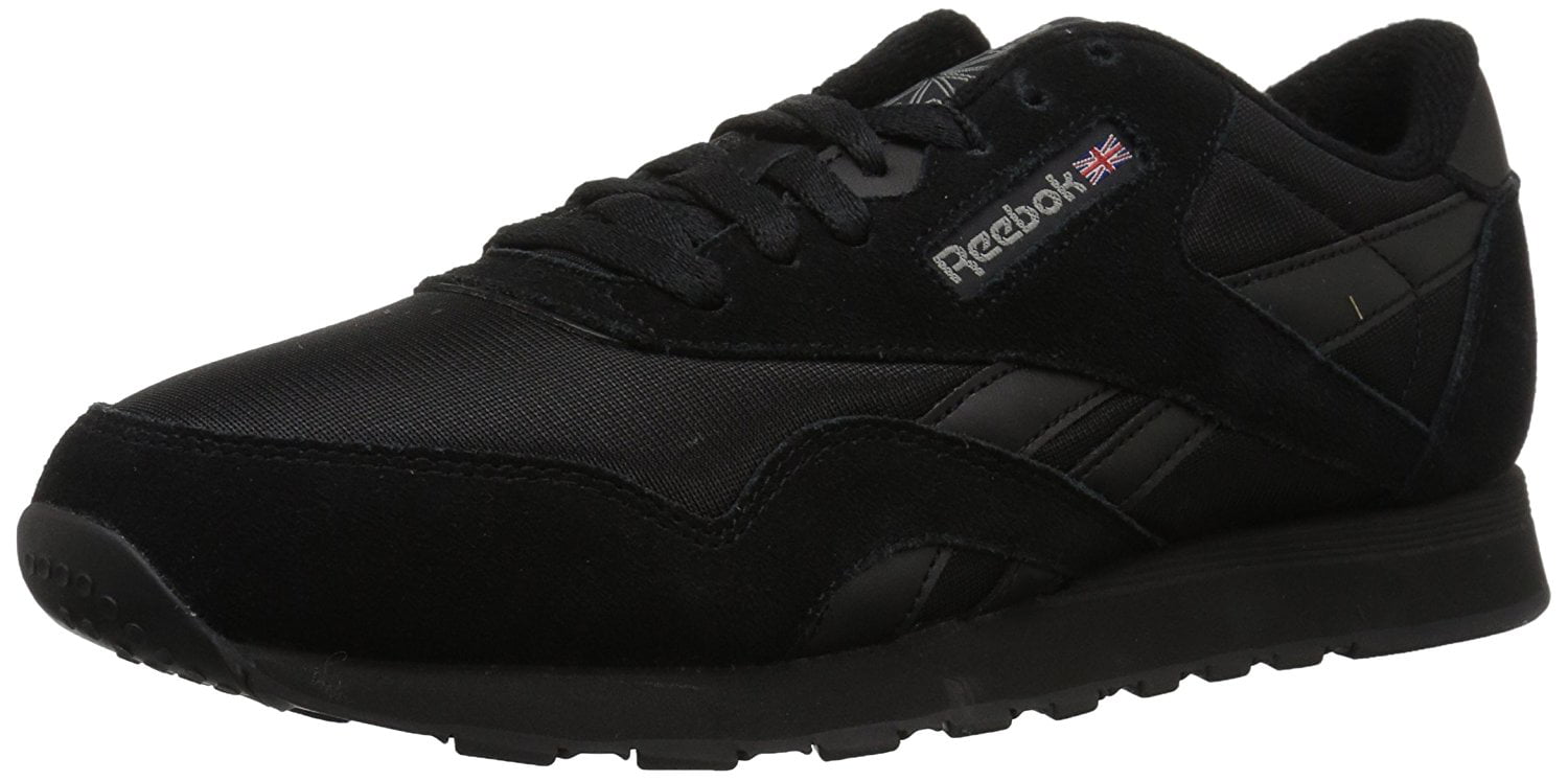 Reebok Reebok BD5993 Classic Nylon Mens Black Black Carbon Sneaker