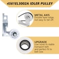 thumbnail image 4 of Dryer Repair Kit Dryer Roller Fit for L-G Ken-more Includes 4581EL2002C Dryer Drum Roller 4400EL2001A Dryer Belt 4561EL3002A Dryer Idler Pulley Replace 4581EL3001A 4581EL3001C 4581EL2002A 4561EL3002B, 4 of 7
