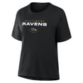 thumbnail image 4 of Women's Fanatics Black Baltimore Ravens Fade Legacy T-Shirt, 4 of 5