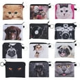 thumbnail image 4 of 8 Pcs Porte-Monnaie Mode Mignon Chat Chien Portefeuille Porte-Monnaie Mini Pochette de Rangement, 4 of 5