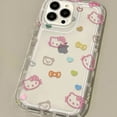 thumbnail image 3 of Sanrio-funda transparente de Hello Kitty para iPhone, funda de silicona a prueba de golpes para iPhone 15, 14, 13, 12, 11 Pro Max, XR, XS, X, 8, 7, 6, 6S Plus, SE 2020, 3 of 5