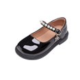 thumbnail image 3 of Miaoju Girls Dress Shoes-Mary Jane Shoes for Girls Low Heel Princess Hook and Loop Dress Shoes Party Wedding Flats for Little/Big Kids, 3 of 9