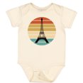 thumbnail image 3 of Inktastic Paris Eiffel Tower Retro Sunset Boys or Girls Baby Bodysuit, 3 of 5