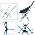 thumbnail image 3 of Bangcool Chaise de Camping Portable Chaise Pliante d'Extérieur Chaise de Pêche avec Sac de Transport, 3 of 10