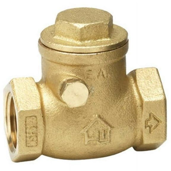 Homewerks 1 in. D X 1 in. D FIP Brass Swing Check Valve