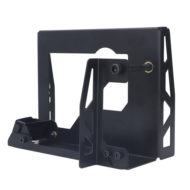 Electric Planer Flip Support Shelf, Steel Plate CNC Bending Black Matte Painted Easy Assembly Portable Planer Stand For Woodworking